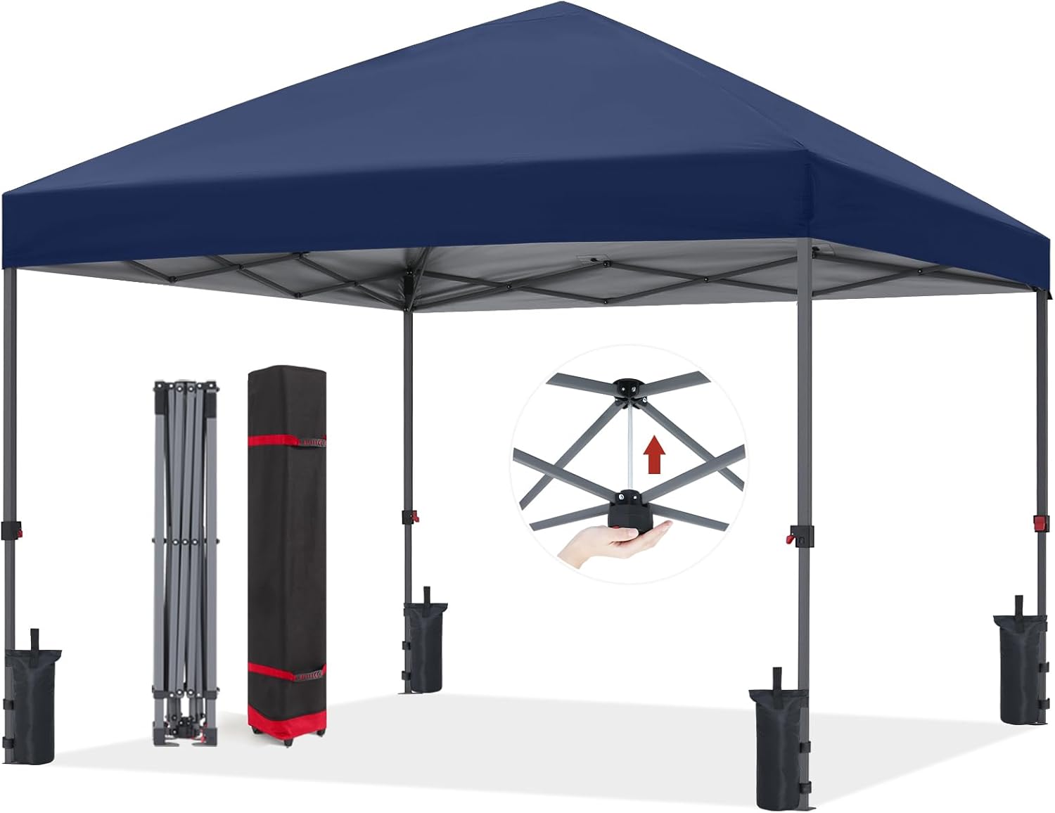 ABCCANOPY Outdoor Easy Pop up Canopy Tent 10X10 for Events