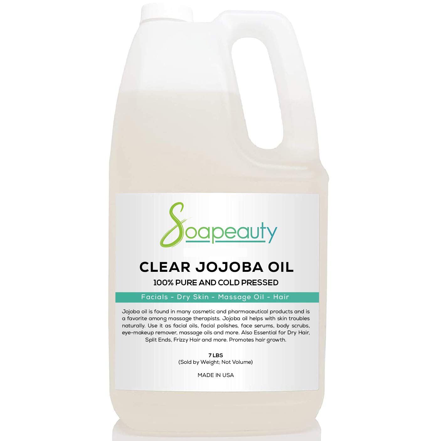 Soapeauty Clear Jojoba Oil - 100% Pure Moisturizing Oil