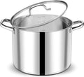 16 QT Stainless Steel Stock Pot for All Cooking Needs