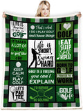 Golf Lover Throw Blanket 50 x 60 - Cozy Gift!