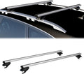 COWVIE 47 in Aluminum Roof Rack Cross Bars for Raised Side Rails