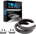 TRQ Parking Brake Shoe Set Compatible with 97-10 Buick Cadillac Chevy