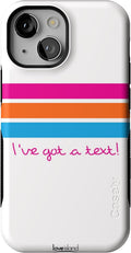 Casely iPhone 13 Case Love Island I've Got a Text - Bold Protection