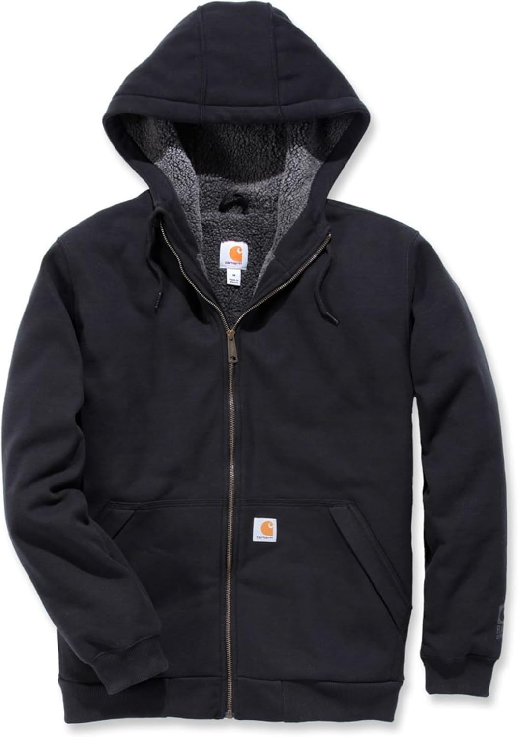 Carhartt Men's Rain Defender Sherpa-Lined Full-Zip Sweatshirt