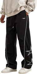 Stylish ZAFUL Casual Pants for Men with Side Star Design Y2K Look
