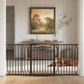 Extra Wide Baby Gate 52-71 in Pressure Mounted - No Drill Safety