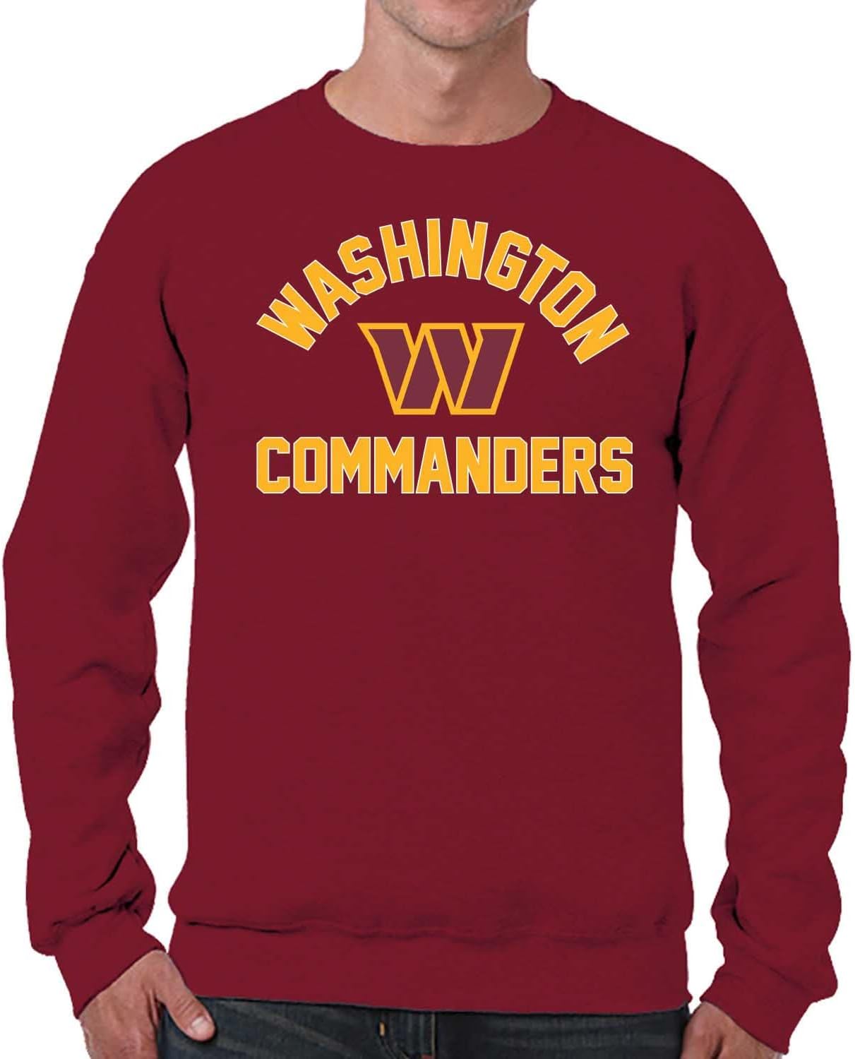 NFL Adult Gameday Football Crewneck Sweatshirt for Comfort