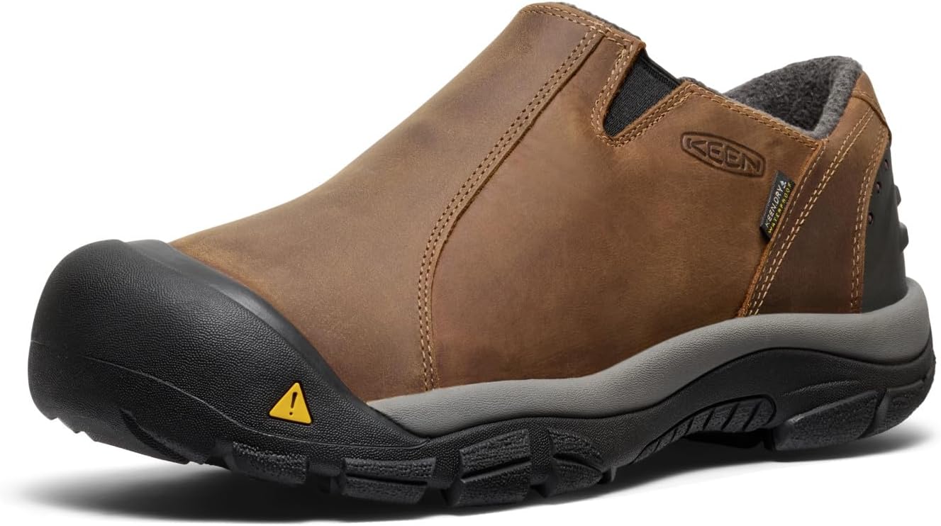 KEEN mens Brixen Waterproof Slip on for Ultimate Comfort