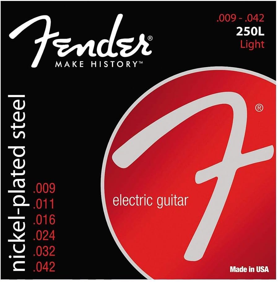 Fender Super 250 Electric Guitar Strings, Enhanced Tone