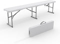 Portable Folding Bench 6 Foot Foldable HDPE Bench - Durable Outdoor