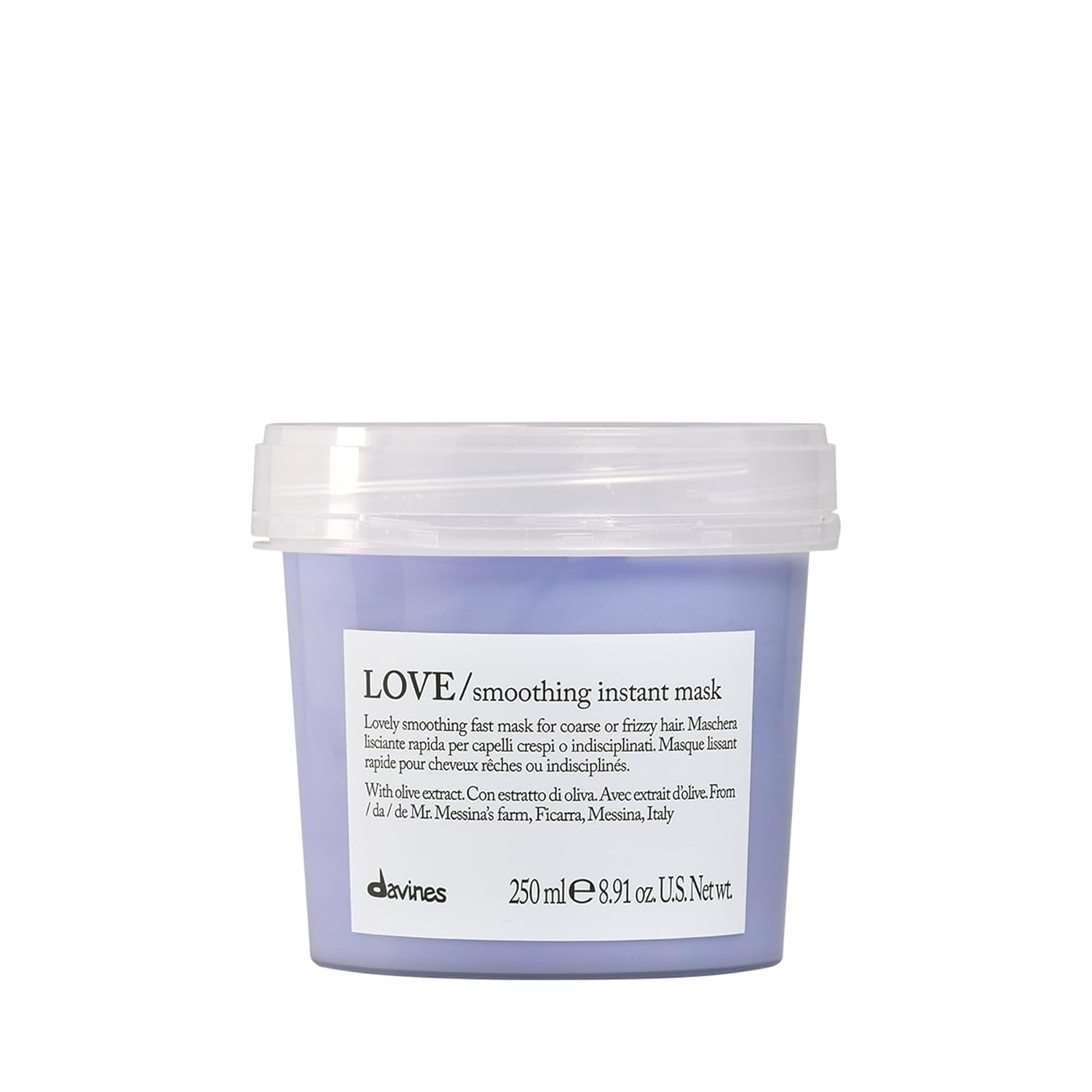Davines LOVE Smoothing Instant Mask for Frizz-Free Hair Care