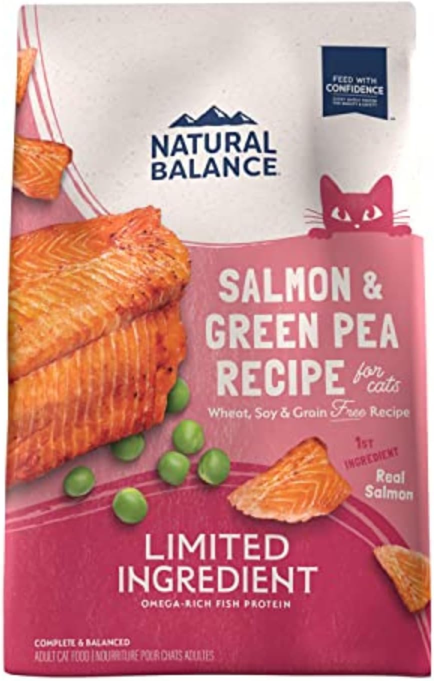 Natural Balance Grain-Free Dry Cat Food with Salmon & Peas