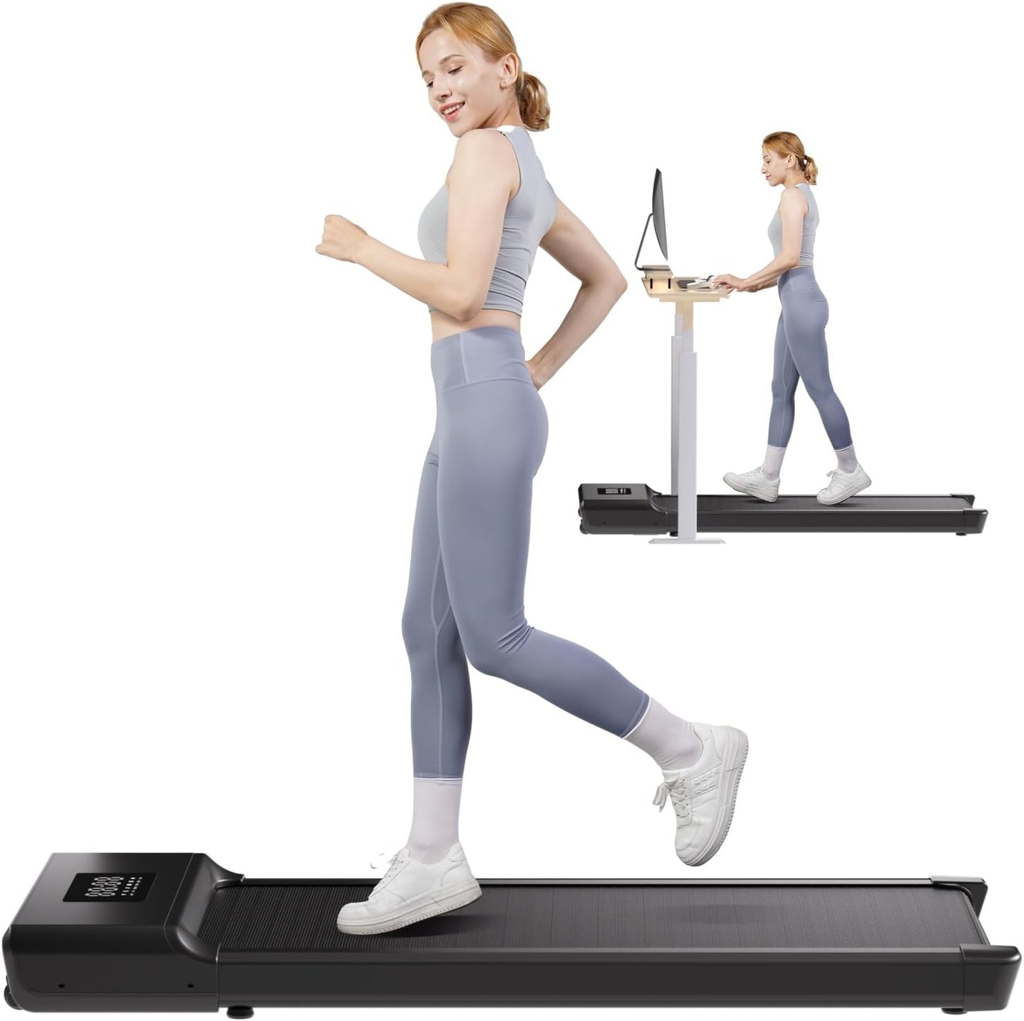 SupeRun Walking Pad: 3 in 1 Portable Under Desk Treadmill