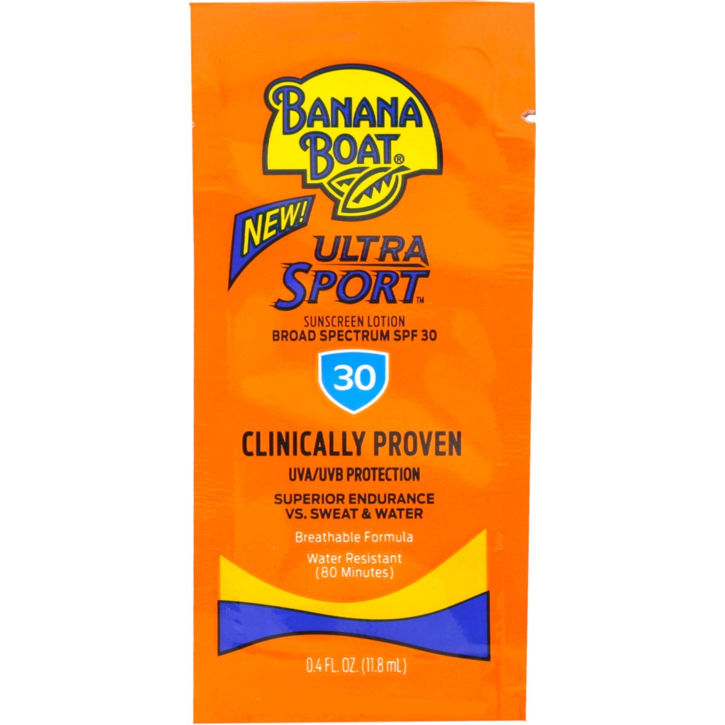 SPF 30 Sport Sunscreen Travel Packets for Active Lifestyles 200 Count