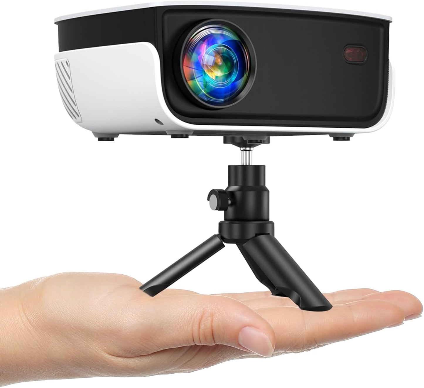 NICPOW Outdoor Mini Projector: Full HD 1080P, 240 Display, Portable & Compatible!
