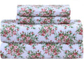King Cotton Percale Sheets - 300 TC 16in Deep Pocket Floral