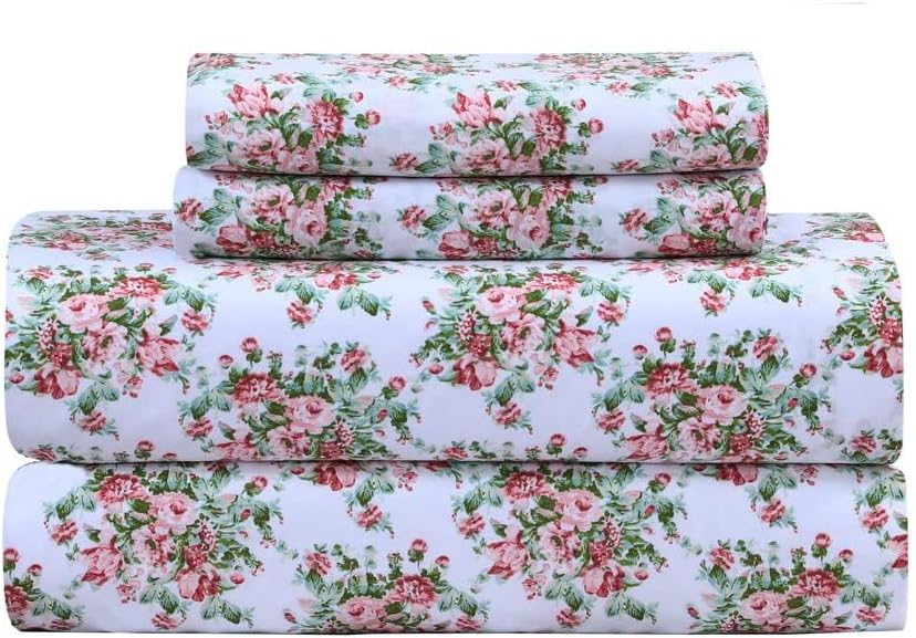 Feather & Stitch 100% Cotton Cooling Sheets for Ultimate Comfort