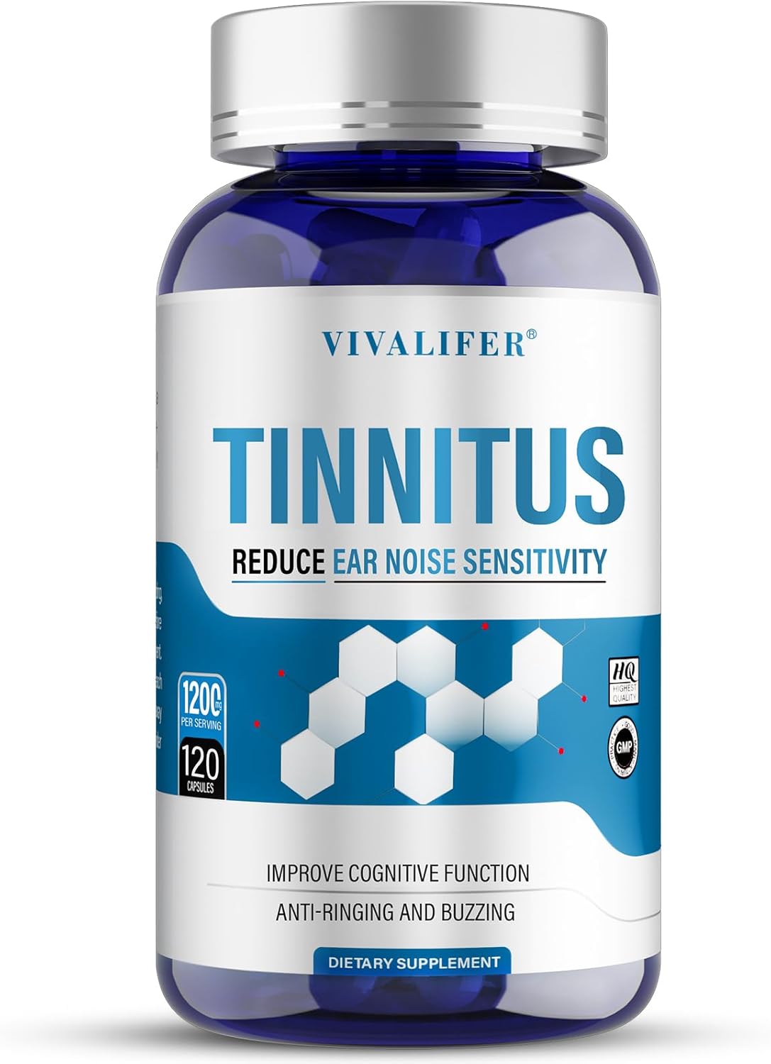 Tinnitus Relief Supplement for Ringing Ears and Ear Pain