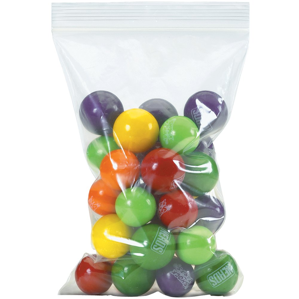 Clear Self-Seal Zipper Plastic Poly Bags - 30in x 30in Bulk Pack