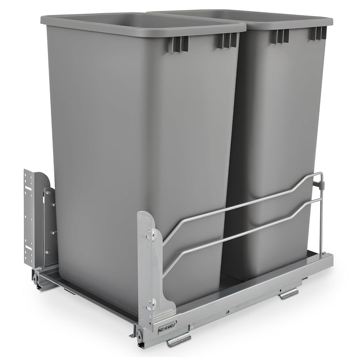 Rev-A-Shelf Double Pullout Trash System for Kitchen Cabinets