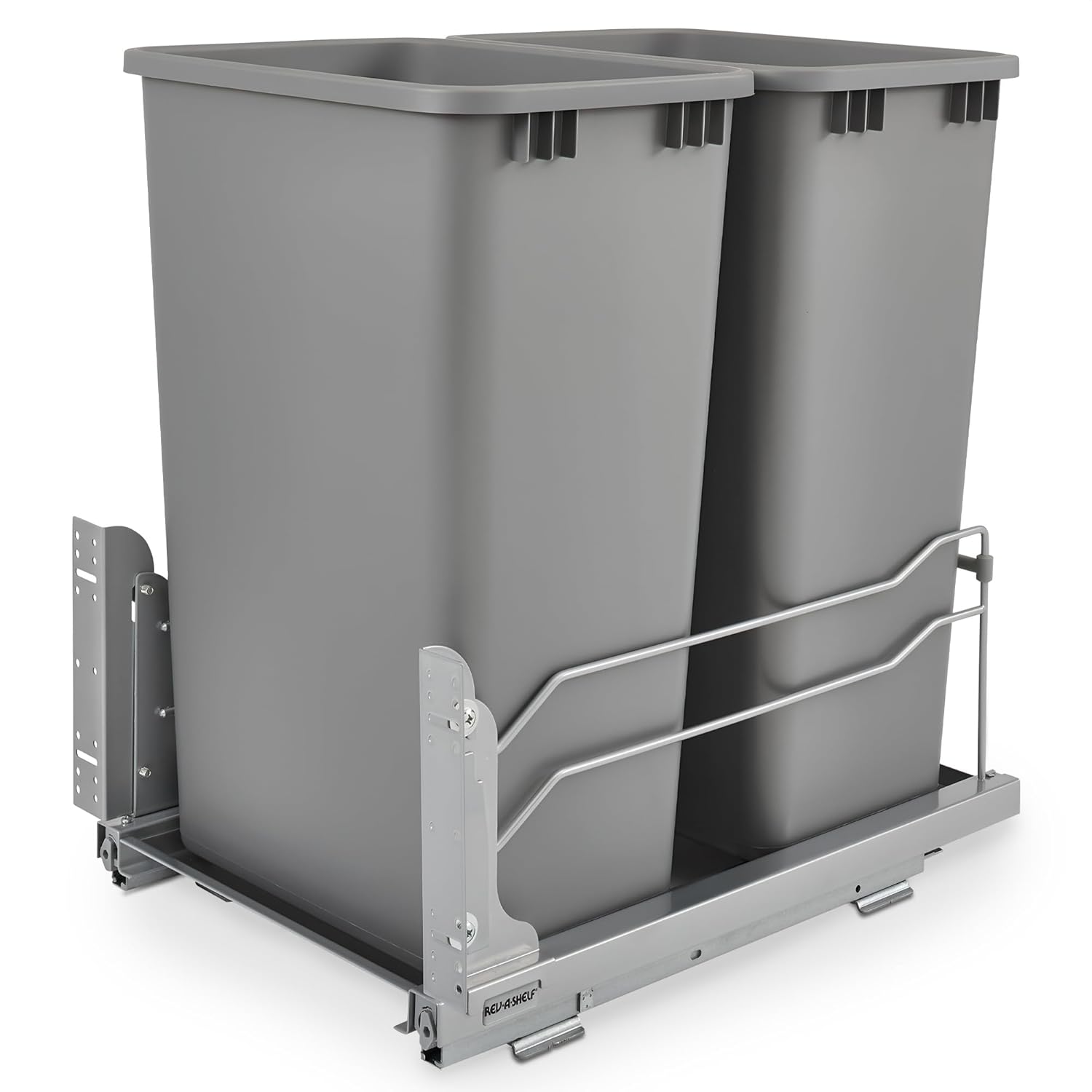 Rev-A-Shelf Double Pullout Trash System for Kitchen Cabinets