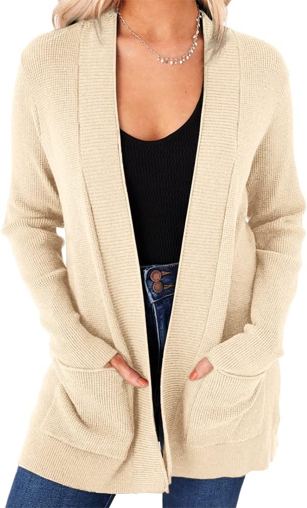 imesrun Womens Open Front Cardigans for Casual Style and Comfort