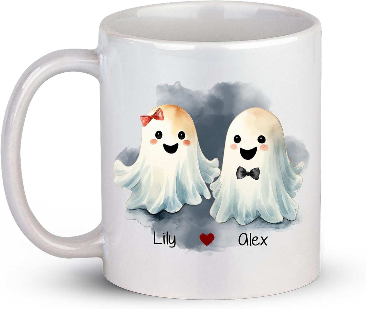 Personalized Couple Boo Mugs - Perfect Gift!