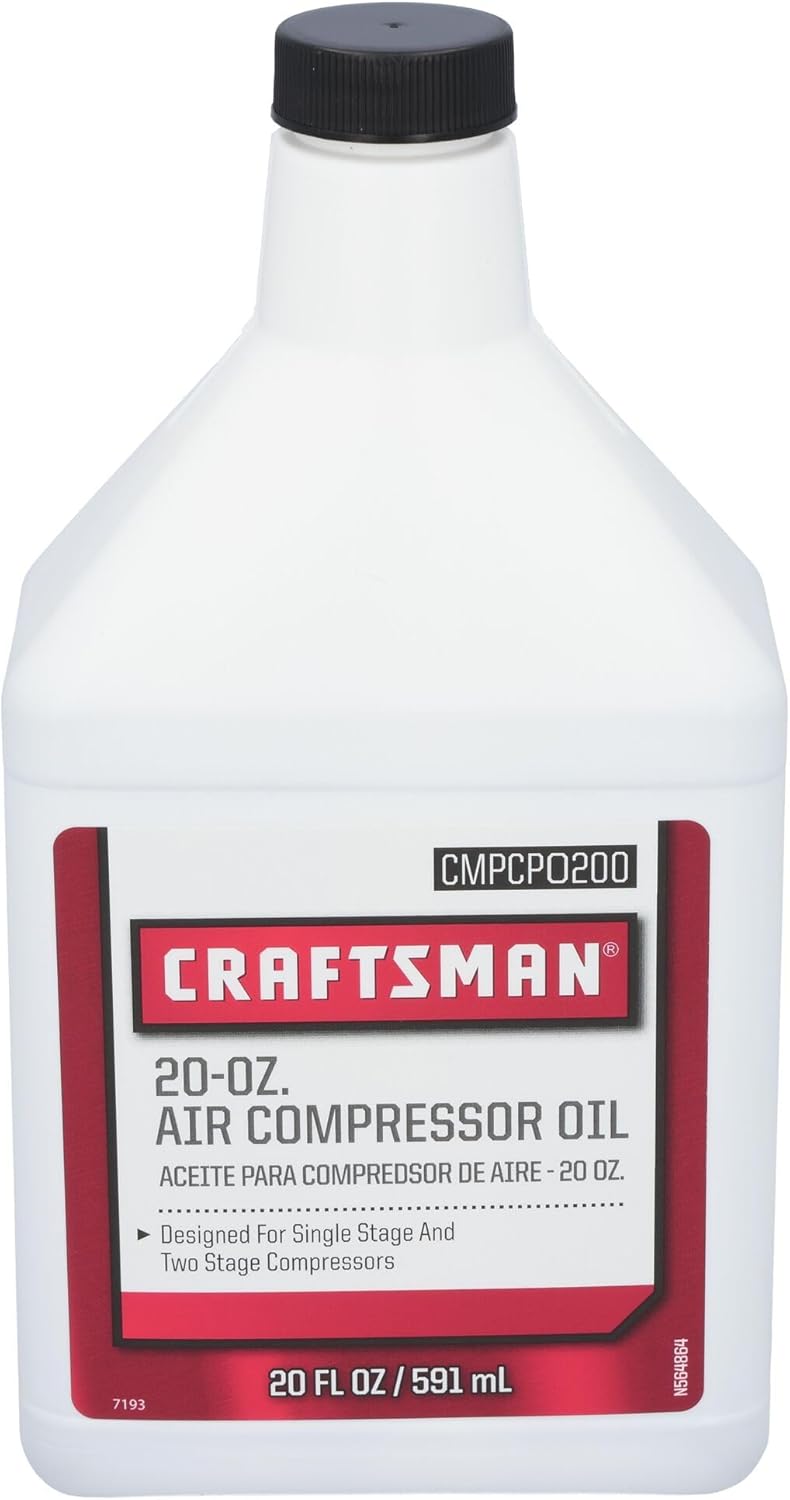 CRAFTSMAN 20 Oz Air Compressor Oil - Boost Performance