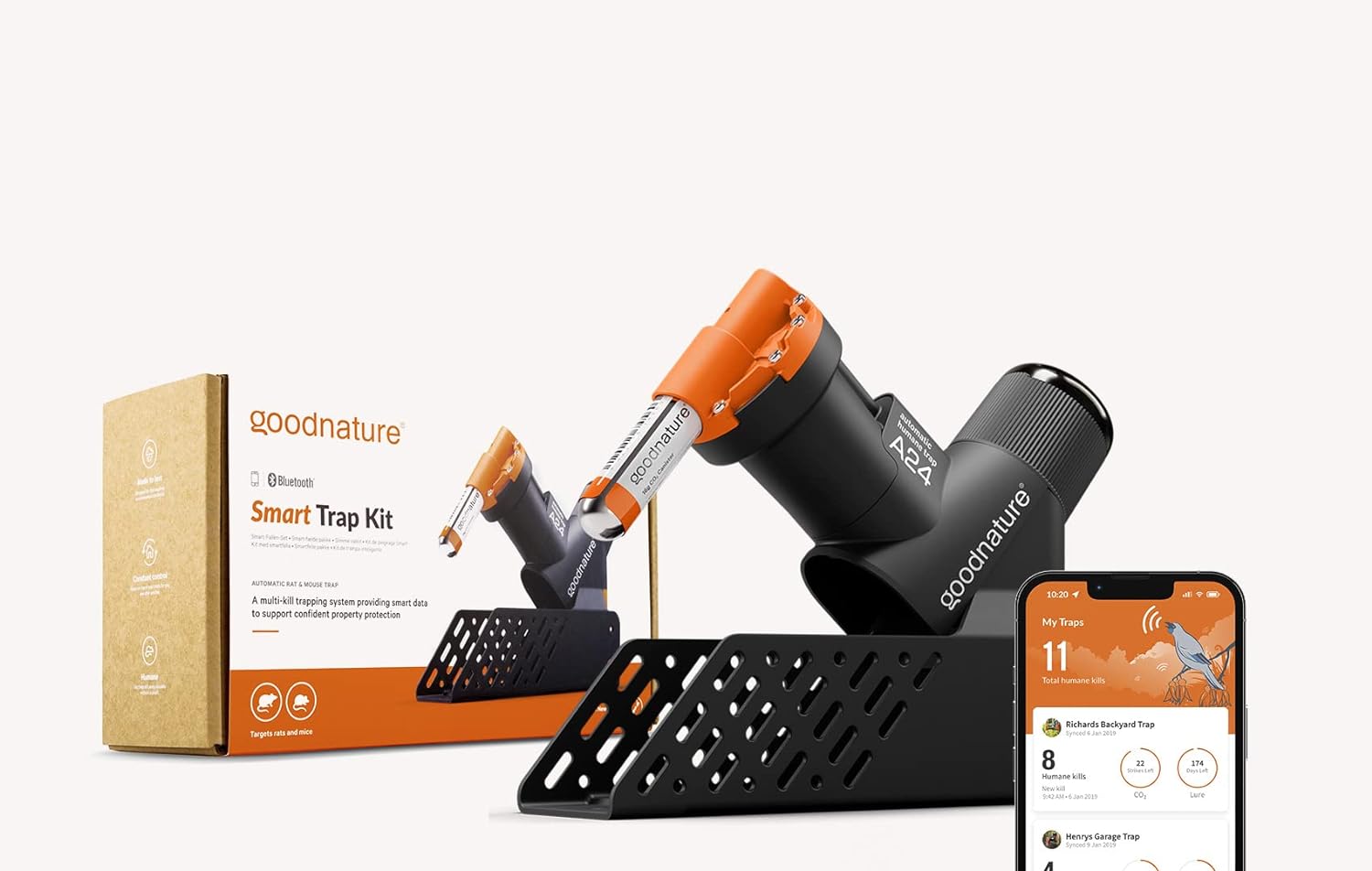 Smart Humane Rodent Trap Kit by Goodnature