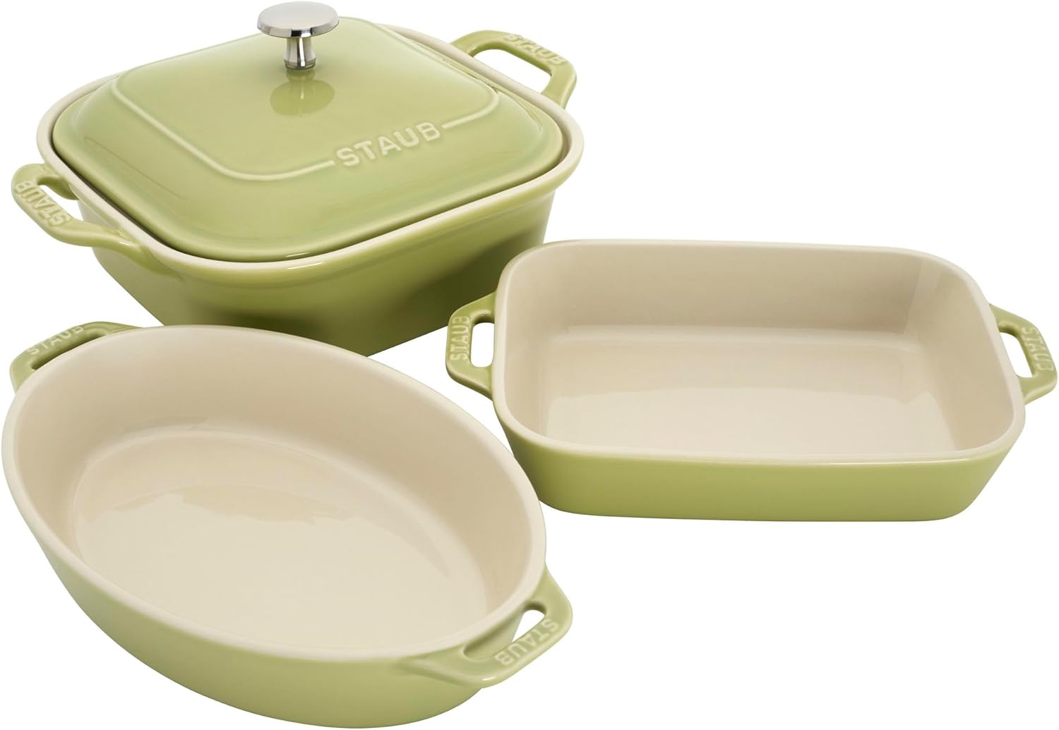 Staub Ceramic Baking Pans Set for Perfect Casseroles and Brownies