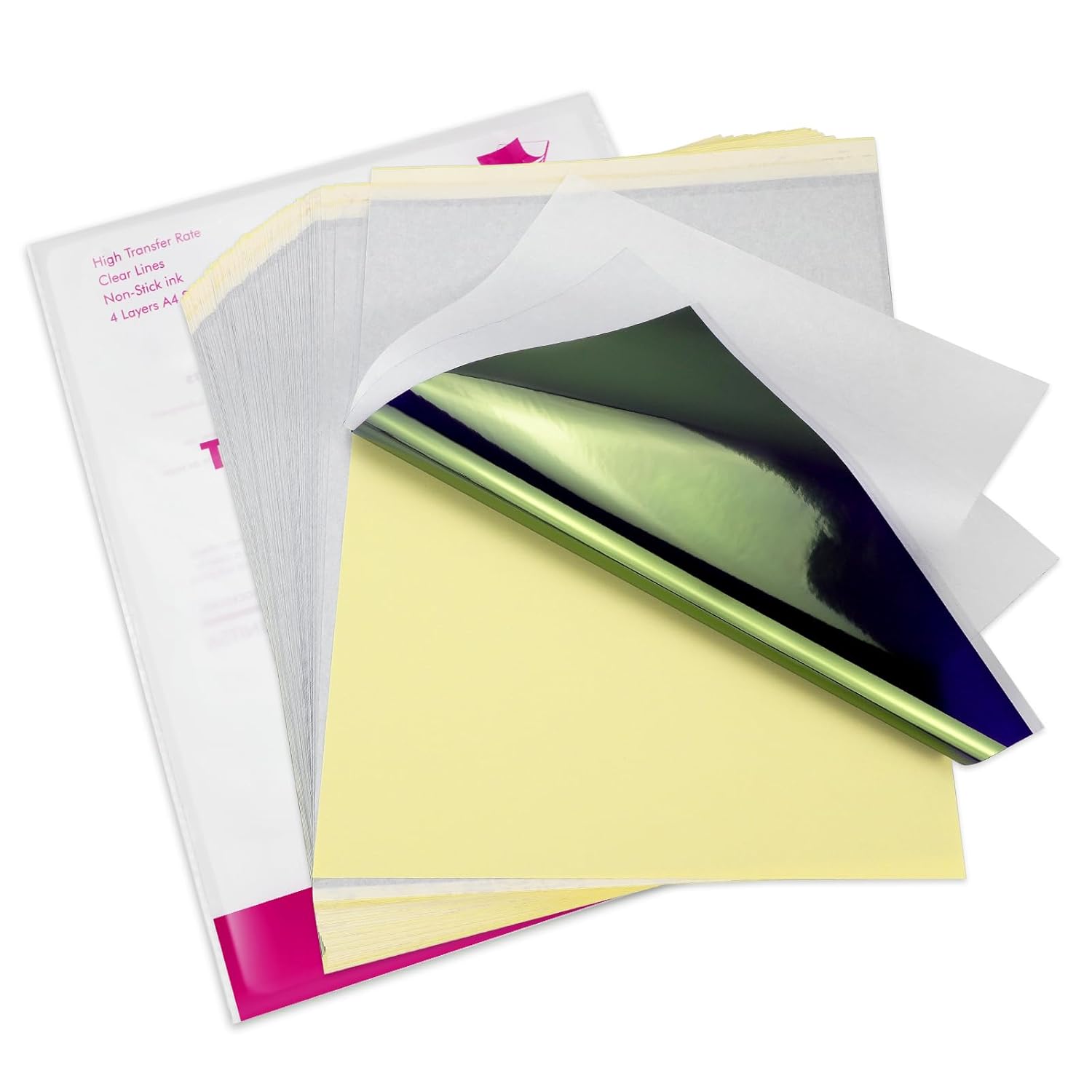 40 Sheets Tattoo Stencil Paper - A4 Size Thermal Transfer Paper