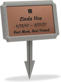 Temporary Grave Marker | Personalized Engraved Memorial Plaque