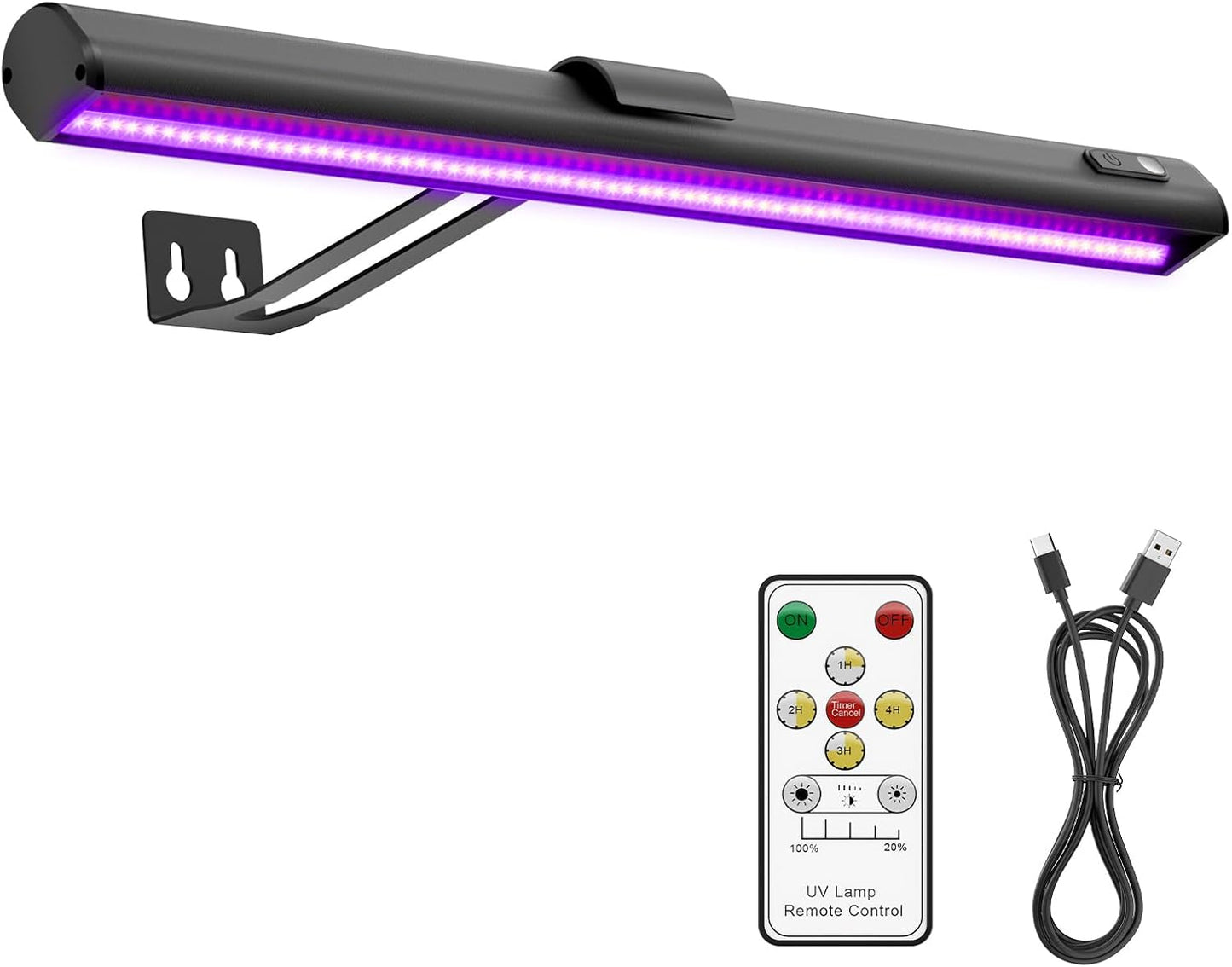 Rechargeable Black Light for Tapestry and Party Decor