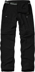 Mens Hiking Pants Convertible Quick Dry Zip Off Travel Pants