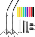 LED Video Light Stick Wand Kit - Dimmable 5600K Lighting for Streaming