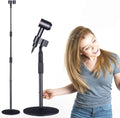 Hands-Free Rotatable Hair Dryer Stand with Adjustable Height