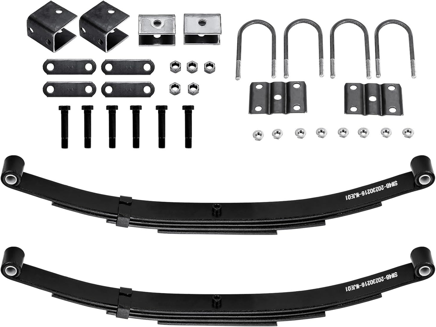 AEagle 4 Leaf Double Eye Spring Kit for 3500lb Trailer Axles