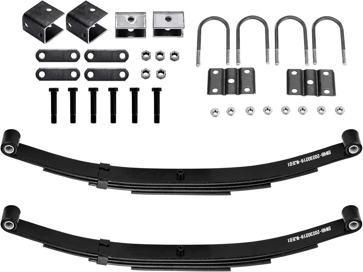 AEagle 4 Leaf Double Eye Spring Kit for 3500lb Trailer Axles