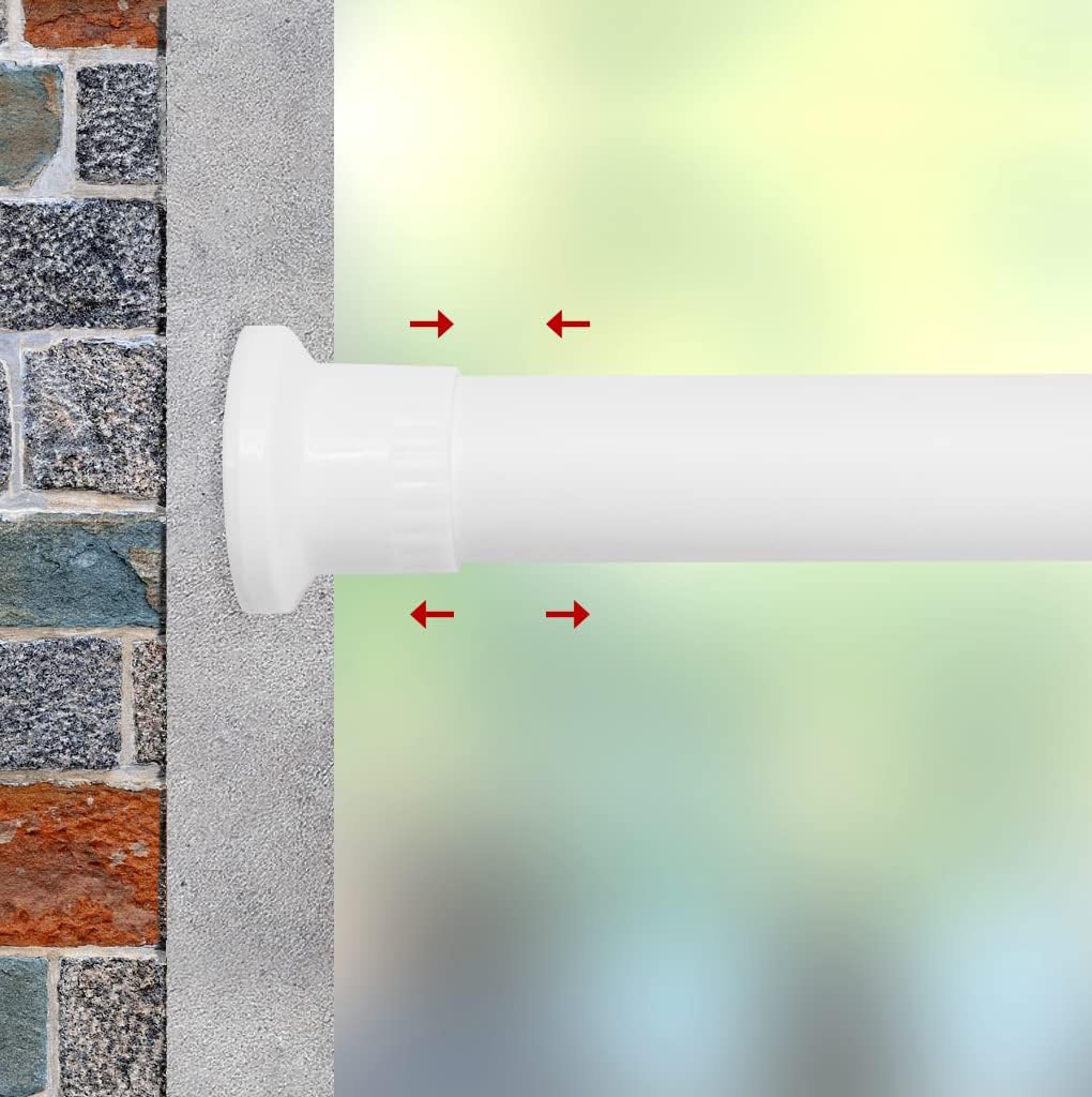 Refrze Room Divider Tension Curtain Rod for Versatile Use