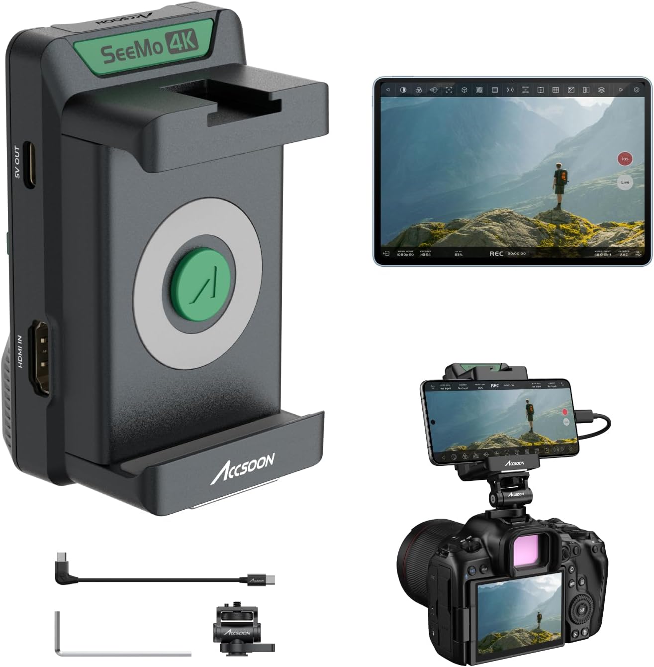 Accsoon SeeMo 4K HDMI Video Transmitter for Android Devices
