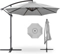 10ft Offset Hanging Market Patio Umbrella - Large Shade with Easy Tilt