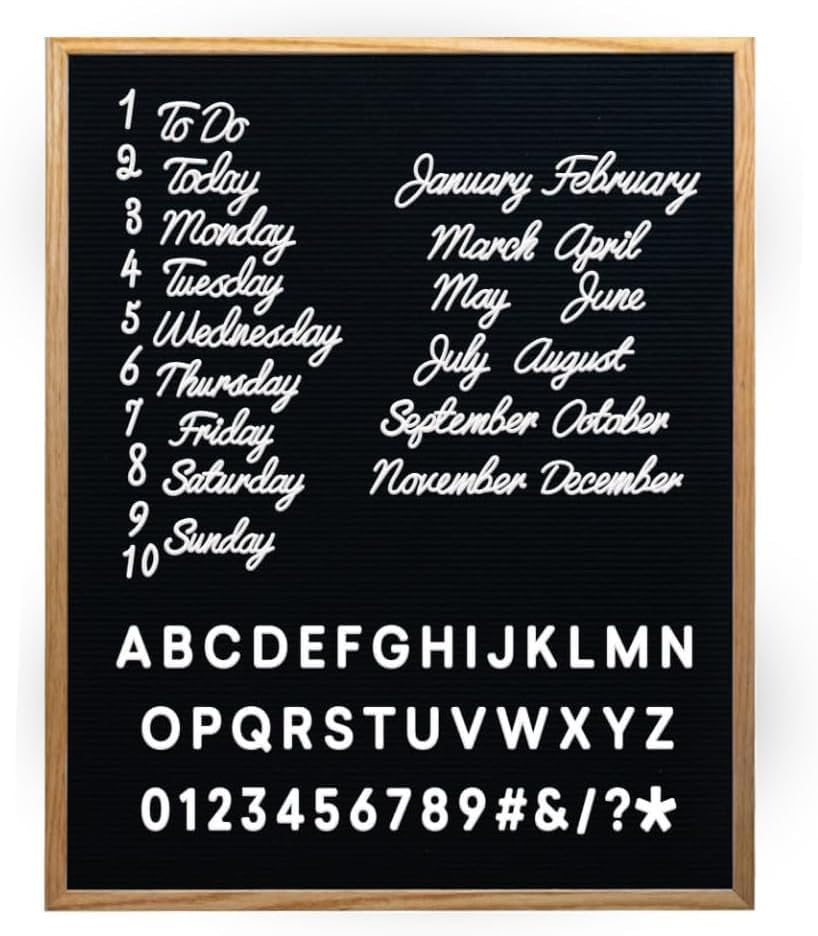 Large Changeable Letter Board for Home and Office Decor