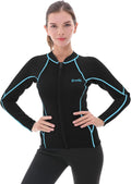 GoldFin Wetsuit Top Women 2mm Neoprene Jacket - Warm, Lightweight [Why