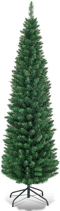 Green Artificial Pencil Christmas Tree 5FT - Slim Space Saving