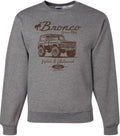 Retro 1966 Ford Bronco Sweatshirt for Passionate Car Lovers
