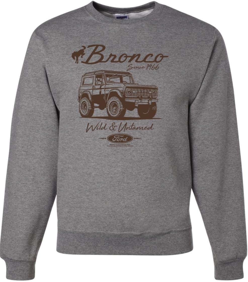 Ford Bronco Wild Untamed 1966 Sweatshirt for Car Lovers