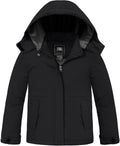 Girls Waterproof Ski Jacket Warm Winter Coat - Thick Fleece Lined