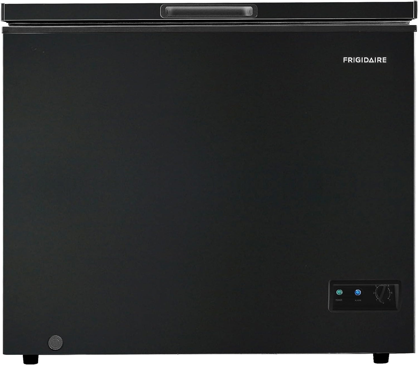 Frigidaire EFRF7003-BLACK Chest Deep Freezer with 7 Cu. Ft