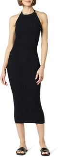 The Drop Womens Jayla Sleeveless Crochet Midi Dress - Flattering