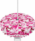 Waterproof Valentine's Day Tablecloth 60 - Love Heart Design